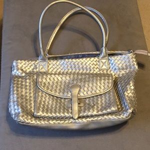 Sondra Roberts Metallic Tote